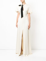 Thumbnail for your product : Lanvin contrast tie gown