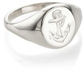 Thumbnail for your product : Laura Lee Jewellery Gold Anchor Signet Ring