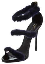 Thumbnail for your product : Giuseppe Zanotti Mink Ankle-Strap Sandals