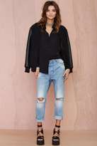 Thumbnail for your product : Nasty Gal Close To You Button Up Blouse