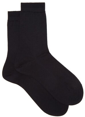 Falke No.3 Wool-blend Ankle Socks - Navy