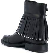 Thumbnail for your product : HTC embellished tassel buckle boots