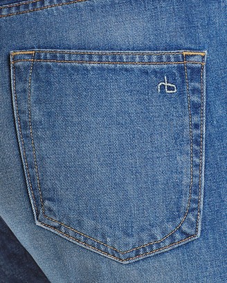 Rag & Bone JEAN Vintage Crop Jeans in Medium Wash