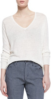 Thumbnail for your product : Theory Toberlyn V-Neck Slub Sweater