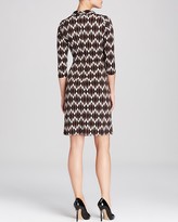 Thumbnail for your product : Karen Kane Solar Ikat Cascade Dress