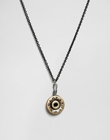 Thumbnail for your product : ICON BRAND Bullet Pendant Necklace In Matte Black