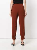 Thumbnail for your product : Sonia Rykiel crepe ruched track pants
