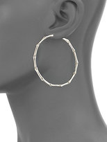 Thumbnail for your product : John Hardy Bamboo Sterling Silver Large Hoop Earrings/2"