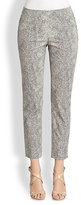 Thumbnail for your product : Lafayette 148 New York Reptile-Print Stanton Pant