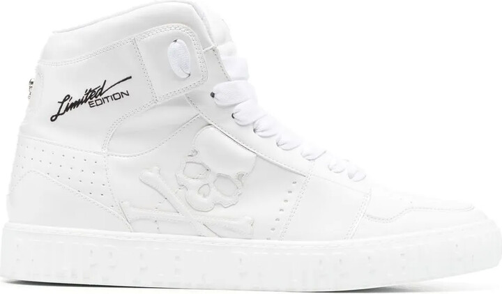 Philipp Plein Super Street Skull Bones hi-top sneakers
