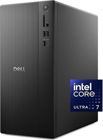 Dell Ect1250 Tower Desktop -Intel Core Ultra 7 265 -Intel UHD Graphics -Wired Keyboard and Mouse - 32 GB DDR5 RAM,2 TB PCIe SSD - Windows 11 Home