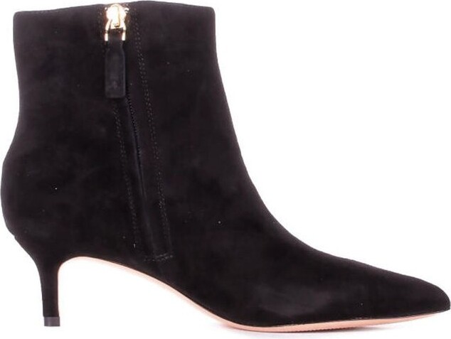 Lauren Ralph Lauren Logo Plaque Side Zipped Boots