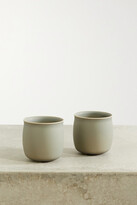 Thumbnail for your product : Raawii Alev Set Of Two Medium Earthenware Cups - Green - one size