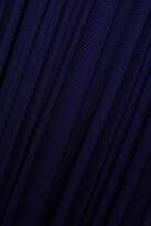 Thumbnail for your product : Amanda Wakeley Nakai Bead-embellished Pleated Silk-tulle Maxi Dress
