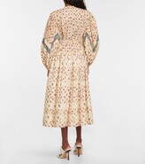 Thumbnail for your product : Ulla Johnson Esti printed cotton midi dress