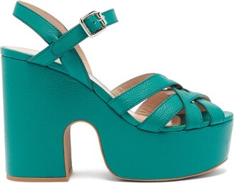 dark green sandals uk