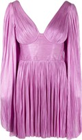 Pink Alma Pliss? Silk Mini Dress 