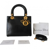 Thumbnail for your product : Christian Dior Lady Bag In Black Lizard