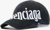 Thumbnail for your product : Balenciaga Black Diagonal Logo Baseball Cap