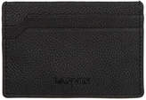 Thumbnail for your product : Lanvin Black Pebbled Card Holder