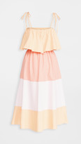 Thumbnail for your product : ENGLISH FACTORY Colorblocked Maxi Dress