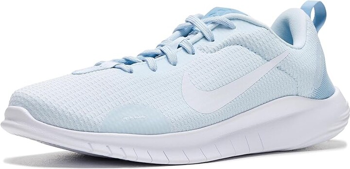 white and blue womens nike shoes