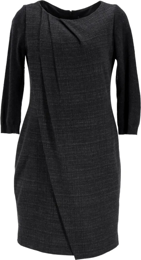 HUGO BOSS Draped Midi Dress