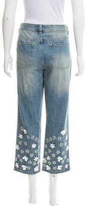 Michael Kors Embellished Mid-Rise Jeans