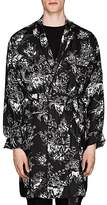 Thumbnail for your product : Givenchy Men's Dragon-Sky-Print Silk Robe - Black