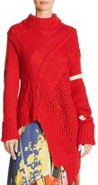 Thumbnail for your product : Preen Line Asymmetric Turtleneck Sweater