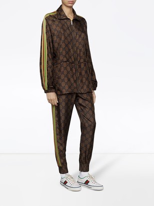 Gucci GG Supreme print track pants - ShopStyle