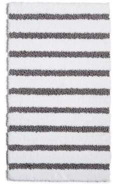Charter Club Elite Stripe 19.3" x 34" Fashion Bath Rug, Created for Macy's Bedding