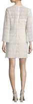 Thumbnail for your product : Shoshanna Embroidery Crewneck Short Dress
