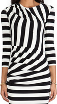 Thumbnail for your product : Juicy Couture Promenade Stripe 3/4 Sleeve Dress