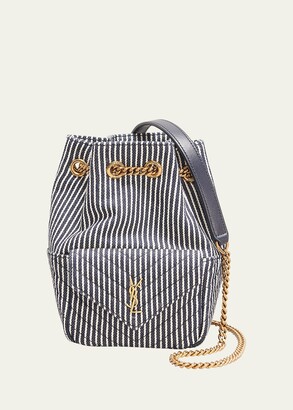 Saint Laurent - Mono Denim Mini Bag - Women - Fabric - One Size - Blue
