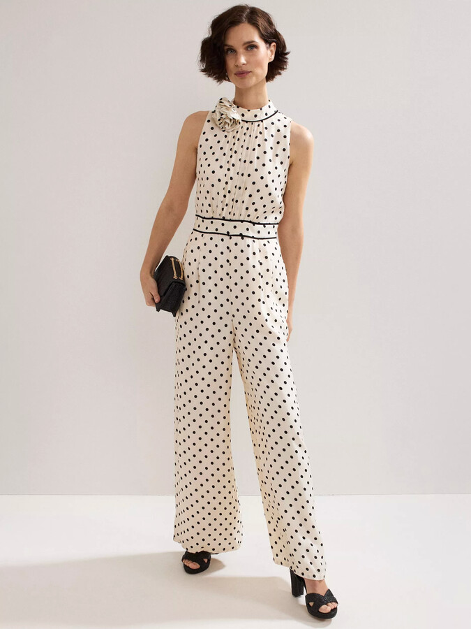 Polka Dot Jumpsuit ShopStyle UK