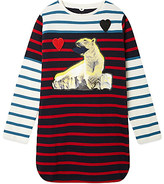 Thumbnail for your product : Stella McCartney Charlotte bear striped dress 2-14 years