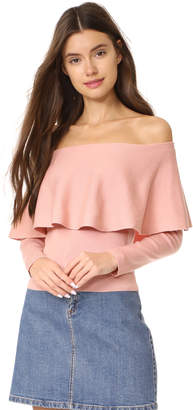 Cupcakes And Cashmere Otis Off Shoulder Sweater
