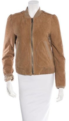 Burberry Suede Leather Jacket