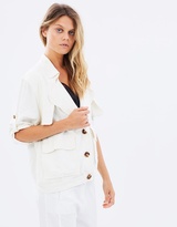 Thumbnail for your product : Moon River Rolled Up Sleeve Jacket