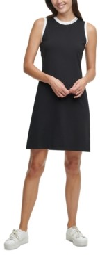 calvin klein white dresses macy's