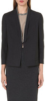 Thumbnail for your product : Brunello Cucinelli Embellished-detail wool-blend jacket