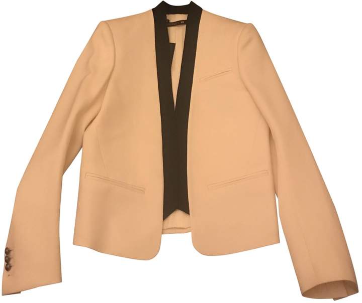 Balmain For H&m White Wool Jackets - ShopStyle