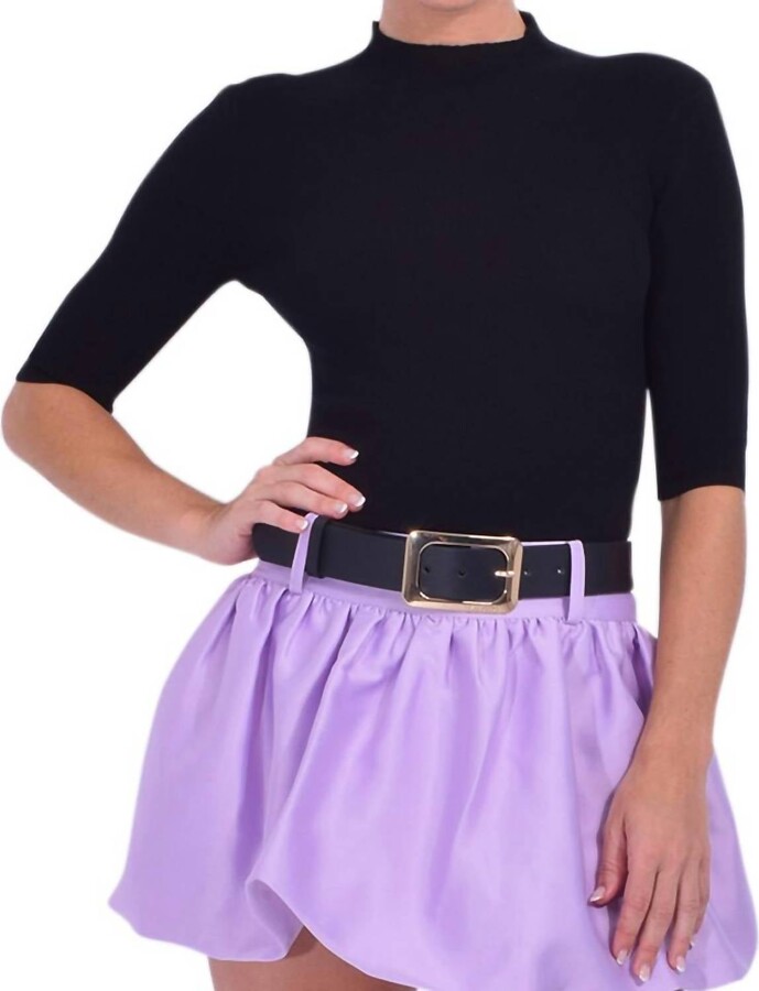 le superbe Beatnick Staple Knit Top In Black