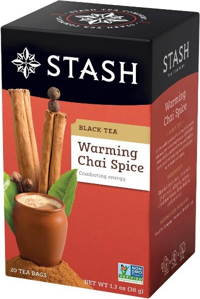 Stash Tea StashTeaWarmingChaiSpiceBlackTeaBagsCaseof6/20Bags
