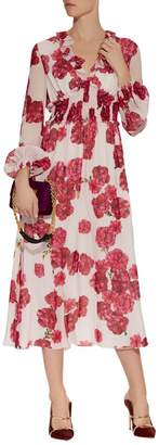 Giambattista Valli Ruffled Floral Maxi Dress