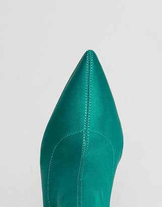Aldo Cirelle Pull On Sock Boot in Emerald Green