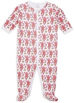 Thumbnail for your product : Roller Rabbit Baby Girl's Monkey Cotton Footie