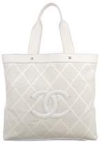 Thumbnail for your product : Chanel Large CC Perforated Tote
