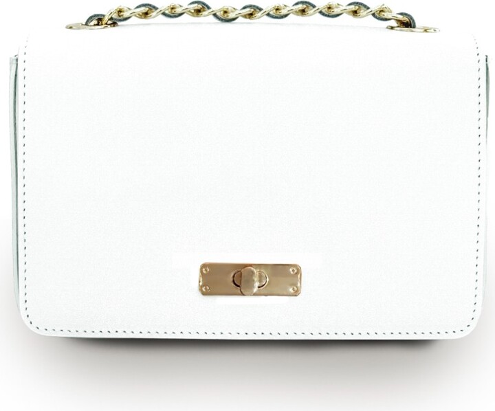Apatchy London The Grace White Leather Bag